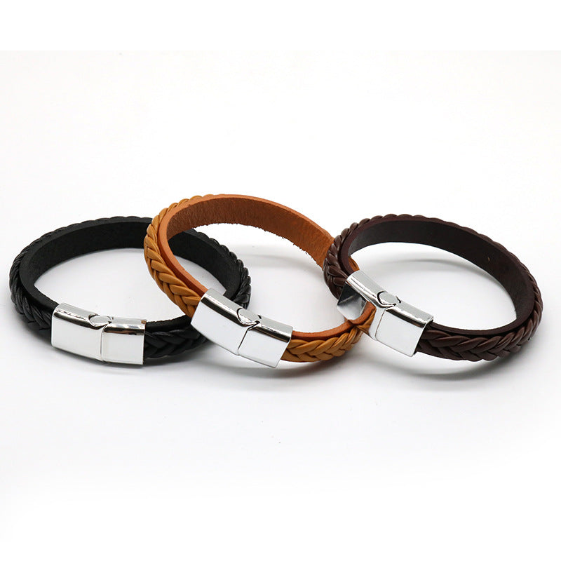 Wholesale Cowhide Alloy Buckle Bracelets